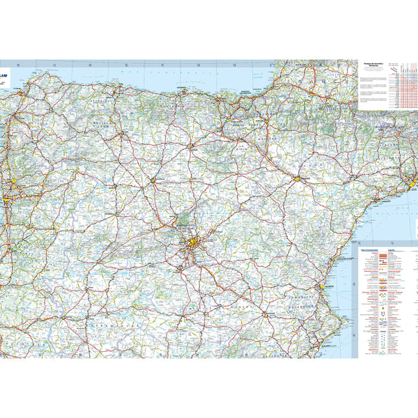 Carte Nationale Espagne, Portugal 2023 - Indéchirable