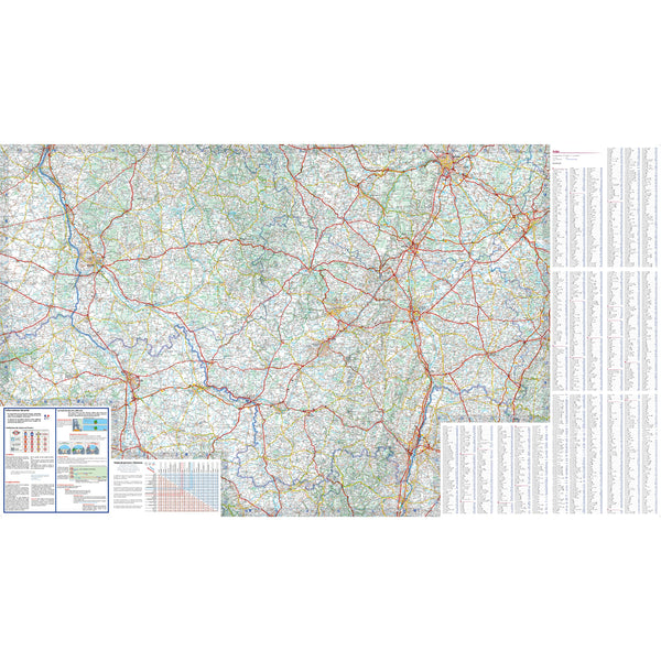Carte Régionale Bourgogne 2023