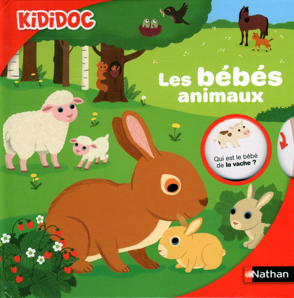 Les bébés animaux - Livre animé Kididoc - Dès 4 ans