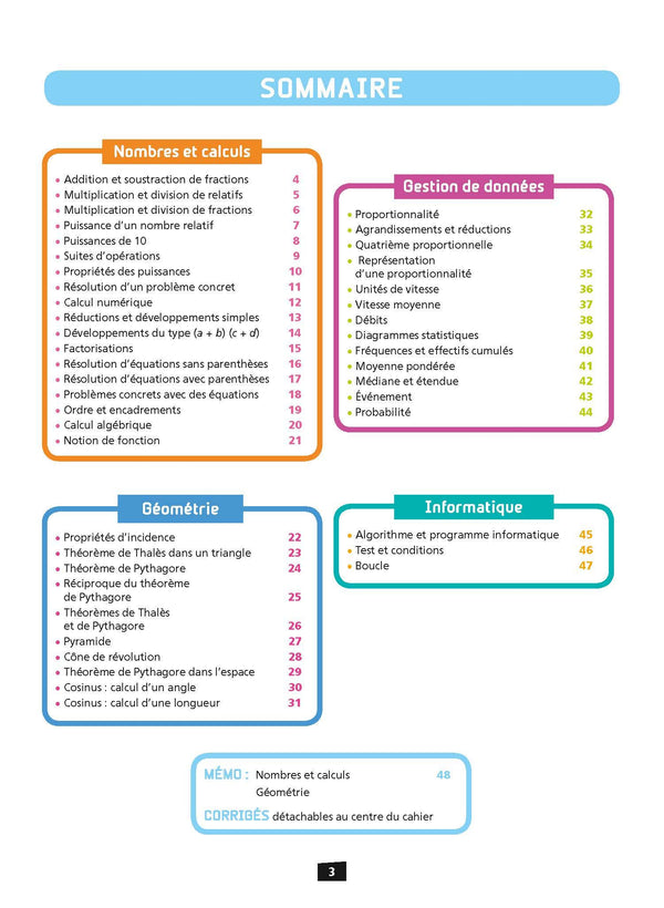 Ça y est, je sais ! - Maths 4e